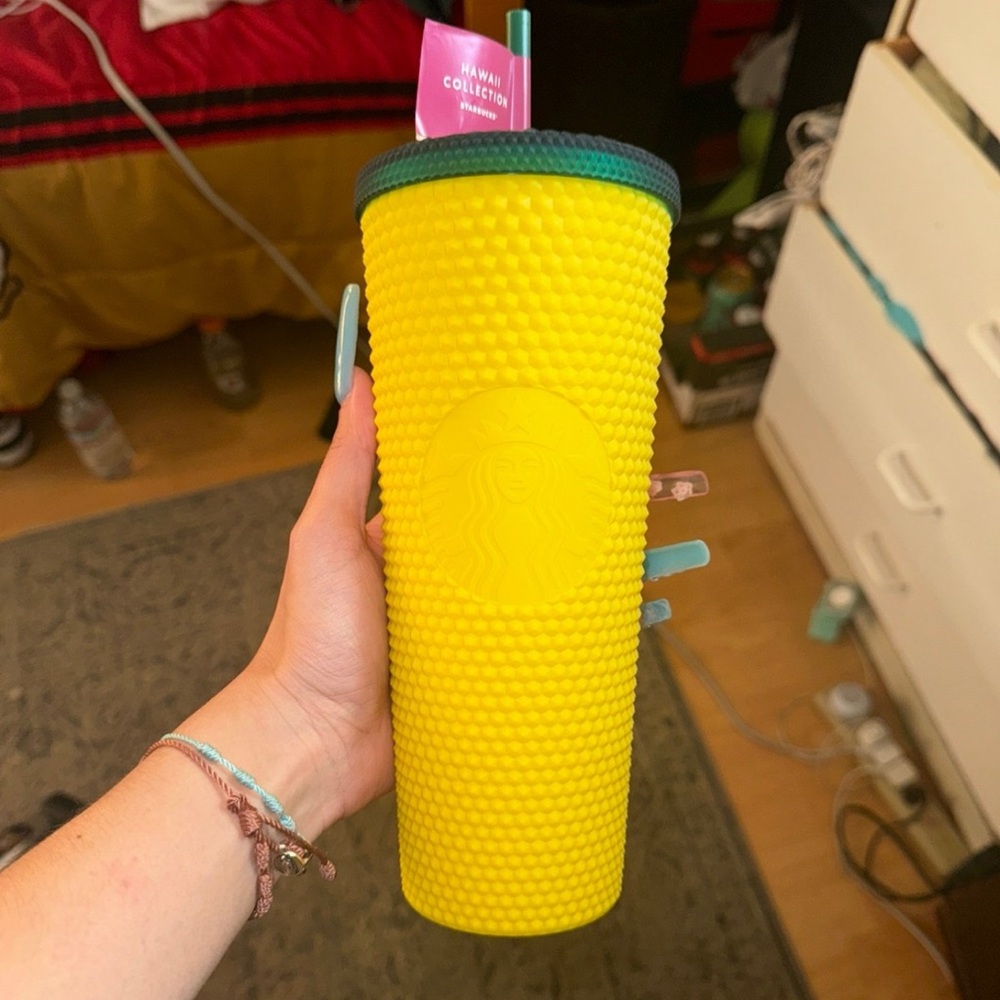 Yellow and Green Tumbler
